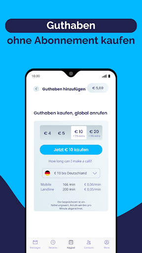 Talk360: Internationale Anrufe Screenshot