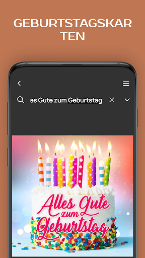 Grußkarten zu allen Anlässen Screenshot