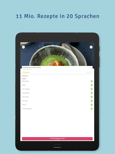 Supercook-Rezeptgenerator Screenshot