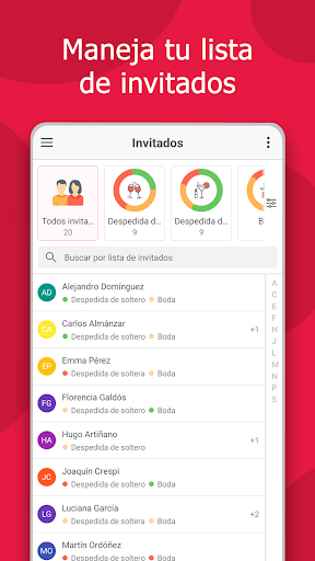 Captura de pantalla de Planificador de bodas - MyWed
