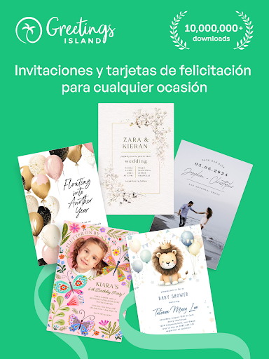 Captura de pantalla de Crea Tarjetas de Invitación