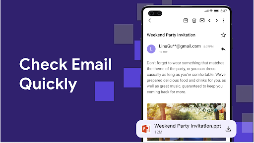 Captura de pantalla de Email: Fast, Manage All Mails