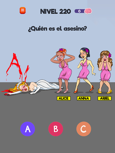 Captura de pantalla de Riddle Test: Juego Acertijos