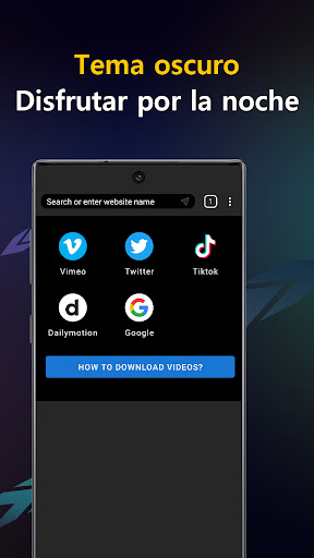 Captura de pantalla de Descargador de vídeos HD