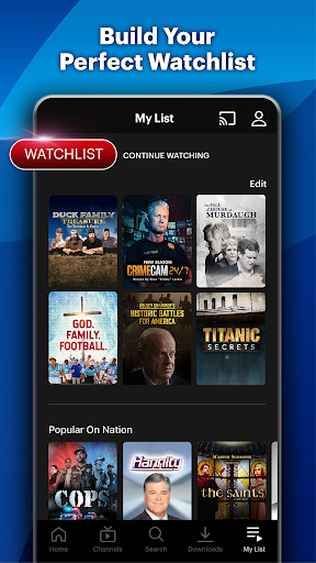 Captura de pantalla de FOX Nation: Celebrate America