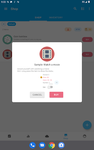 LifeUp: Gamify Tasks & Habits screenshot