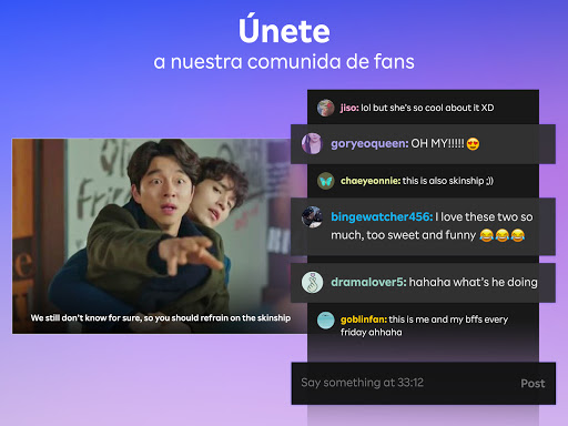 Captura de pantalla de Viki: doramas en español