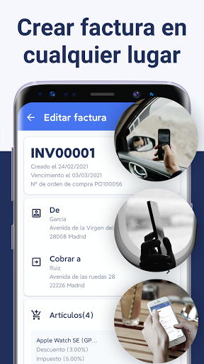 Captura de pantalla de InvoiceBase - Factura app