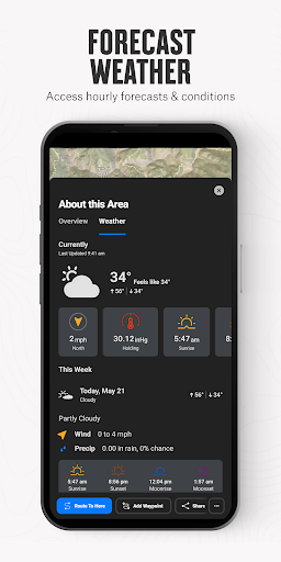 Captura de pantalla de onX Backcountry Trail Maps GPS