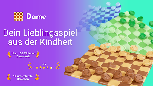 Dame - 2 spieler Screenshot