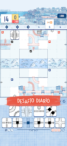 Captura de pantalla de Railroad Ink Challenge