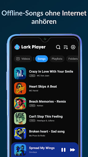 Lark Player:Musik-Player Screenshot