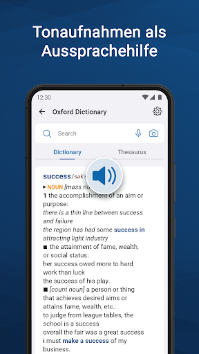 Oxford Dictionary Screenshot