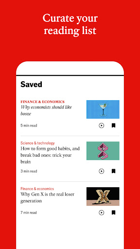 The Economist - News, Podcasts Screenshot