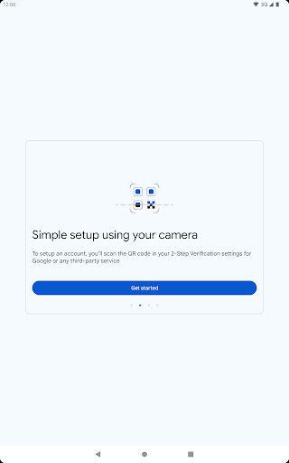 Captura de pantalla de Google Authenticator