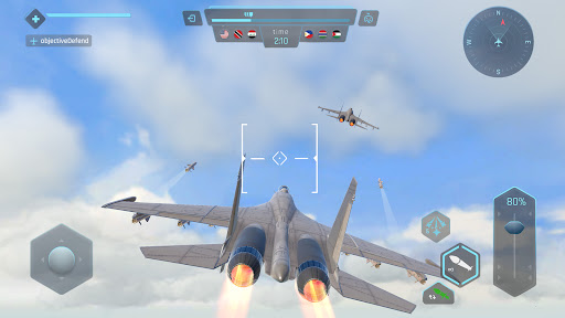 Captura de pantalla de Sky Warriors: Combates Aéreos