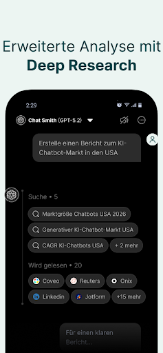 Chat Smith: KI Chatbot & Agent Screenshot