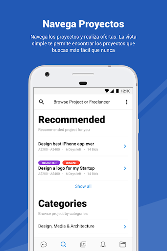 Captura de pantalla de Freelancer: Hire & Find Jobs