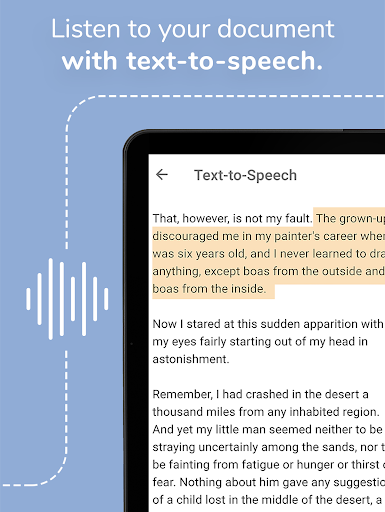 Captura de pantalla de OpenDocument Reader Pro