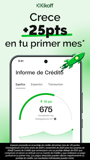 Captura de pantalla de Kikoff: Construir Crédito