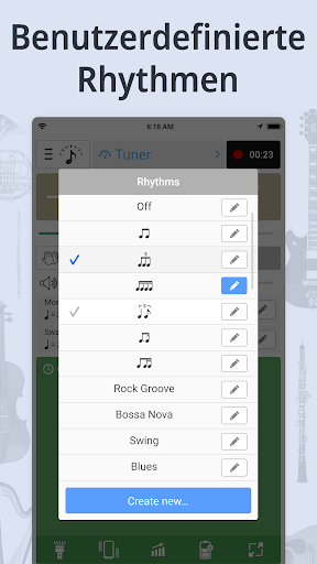 Stimmgerät & Metronom Screenshot