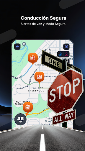 Captura de pantalla de Radar GO-X: HUD, GPS, Mapas