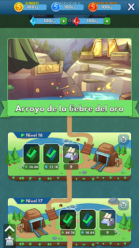 Captura de pantalla de Idle Miner Tycoon: Minería oro