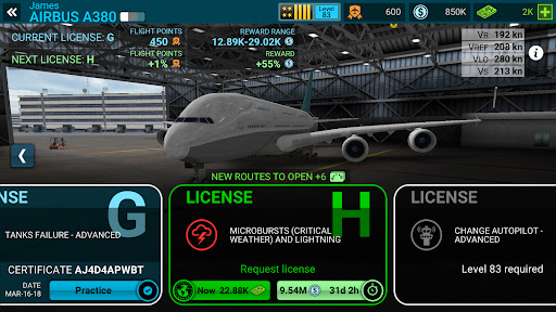 AIRLINE COMMANDER - Flugspiel Screenshot