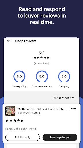 Etsy Seller: Manage Your Shop screenshot