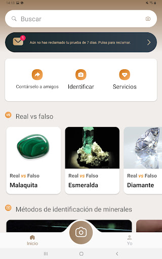 Captura de pantalla de Rock Identifier: Escanear Roca