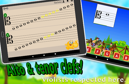 Captura de pantalla de Flashnote Derby- music notes!
