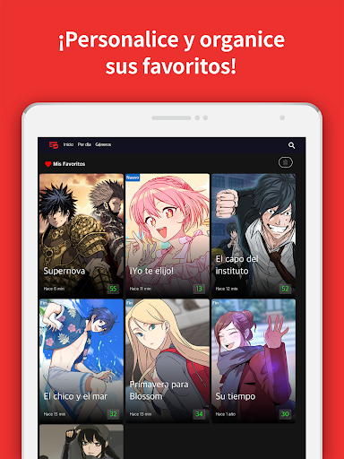 Captura de pantalla de Toomics - Lee Cómics Premium