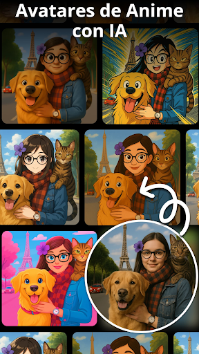 Captura de pantalla de Generador de Fotos Cartoon