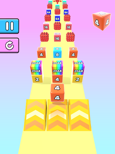 Captura de pantalla de Jelly Run 2048