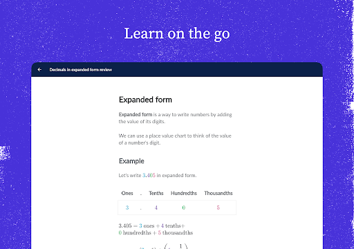 Khan Academy screenshot