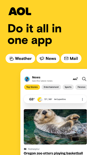 Captura de pantalla de AOL: Email News Weather