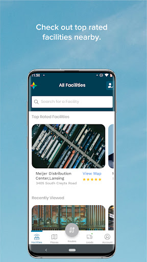 Captura de pantalla de FourKites CarrierLink App