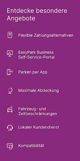 EasyPark – deine Park App Screenshot