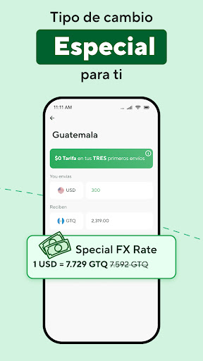 Captura de pantalla de BOSS Money: Envía Dinero