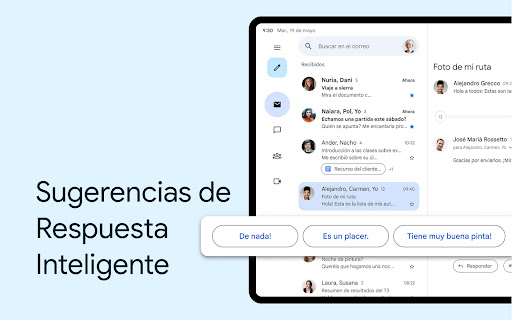 Captura de pantalla de Gmail