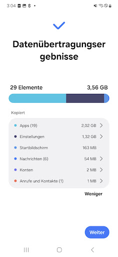 Samsung Smart Switch Mobile Screenshot