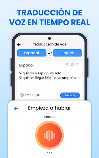 Captura de pantalla de Todo Traducir: Foto, PDF, DOC