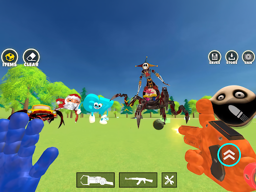 Captura de pantalla de Nextbots In Playground mod