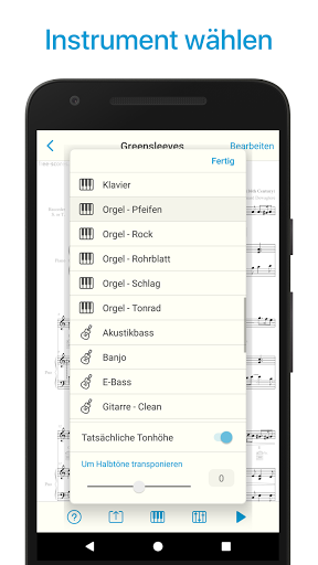 Musik Noten Scanner, Leser app Screenshot