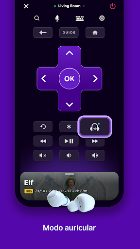 Captura de pantalla de Roku