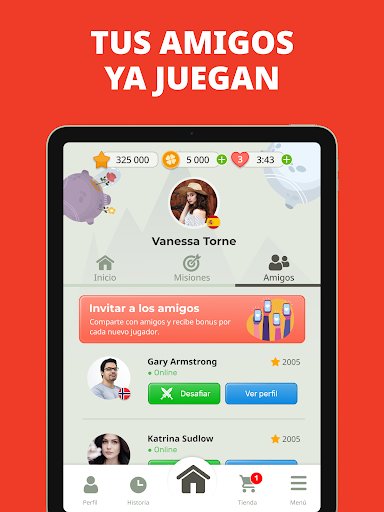 Captura de pantalla de QuizzLand quiz de conocimiento