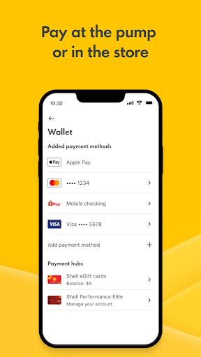 Captura de pantalla de Shell: Fuel, Charge & More