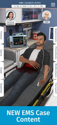Full Code Medical Simulation Screenshot