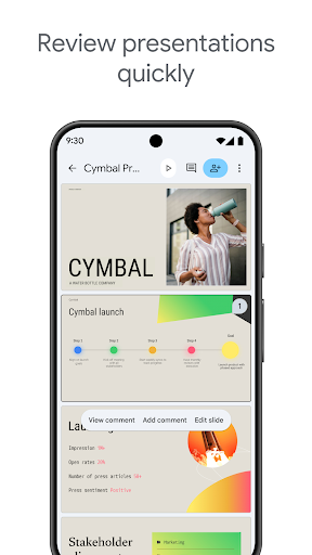 Captura de pantalla de Presentaciones de Google