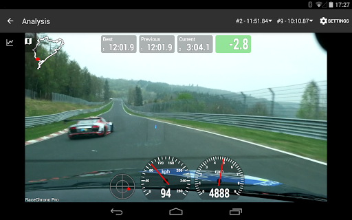 RaceChrono Pro screenshot